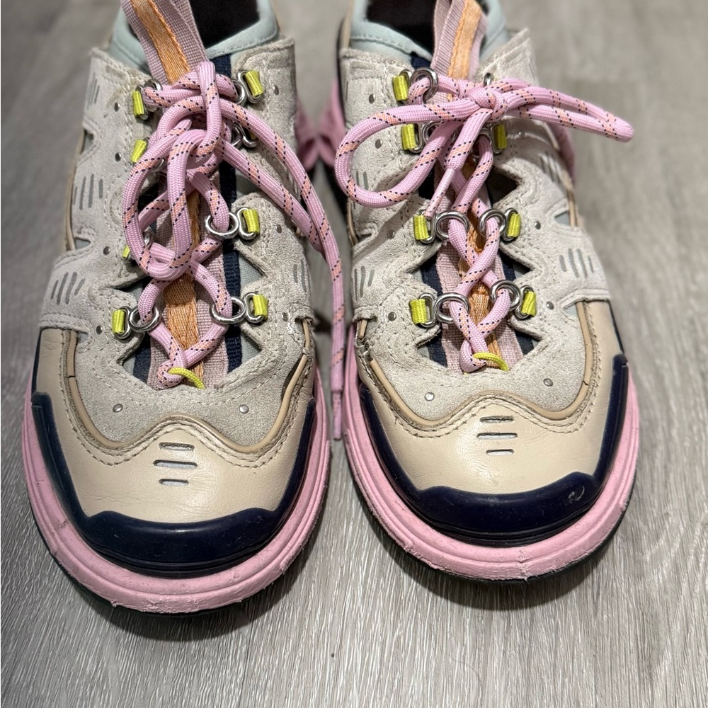 Kenzo Pink and Cream Chunky Sneakers